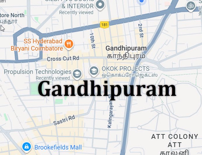 Gandhipuram Coimbatore